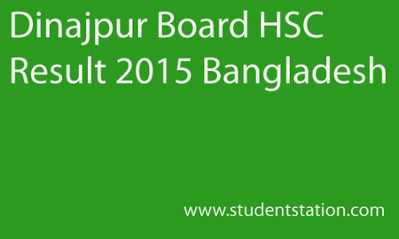 Dinajpur Board HSC Result 2015 Bangladesh 